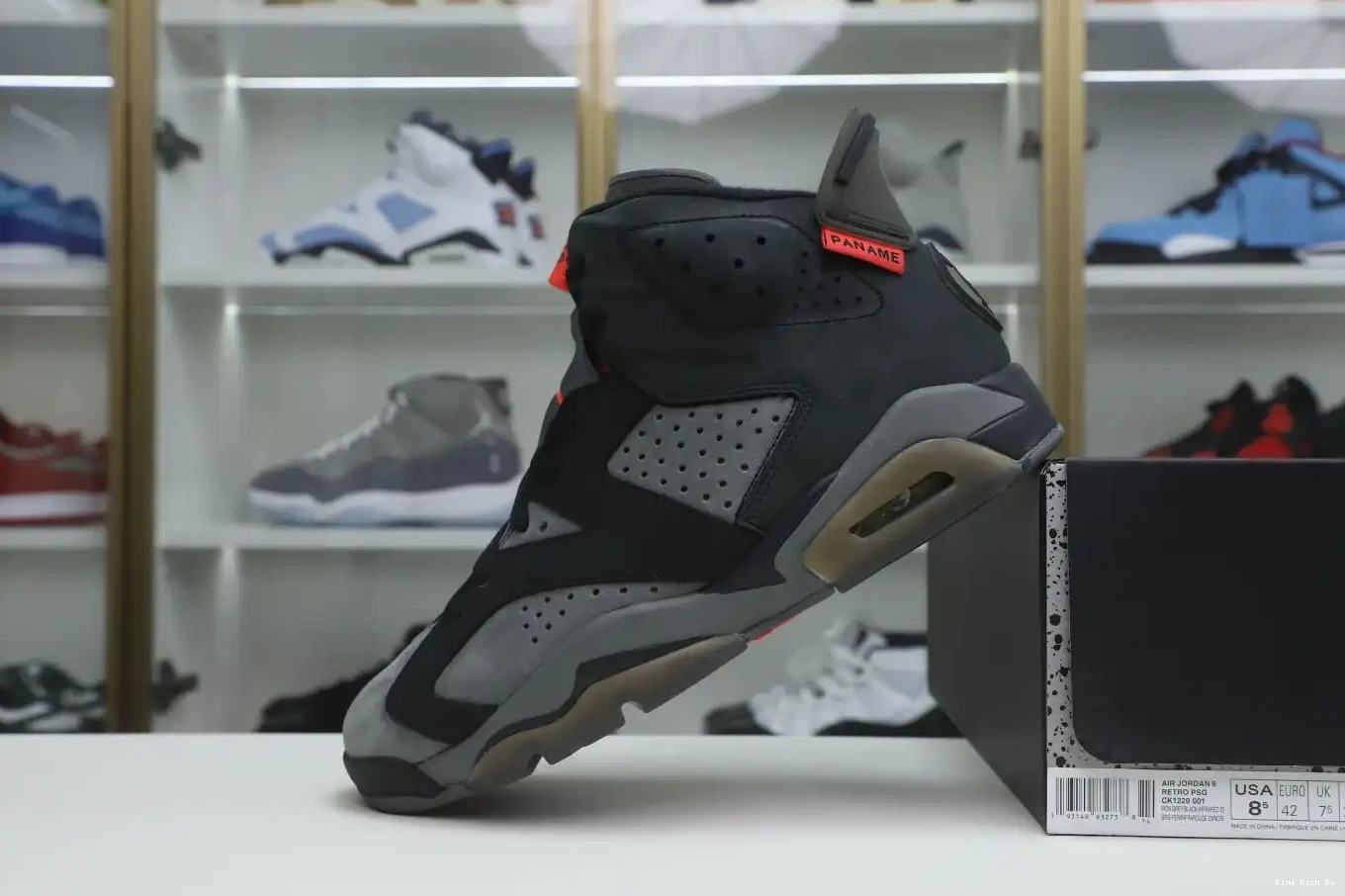 JORDAN AIR PARIS SAINT-GERMAIN RETRO 'IRON Kimikick GREY' 6 X 0324